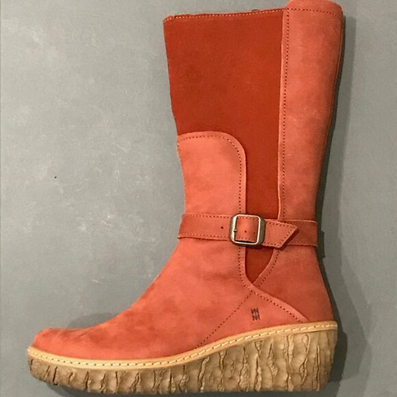 EL NATURALISTA ORANGER LEATHER BOOT - Picture 1 of 4